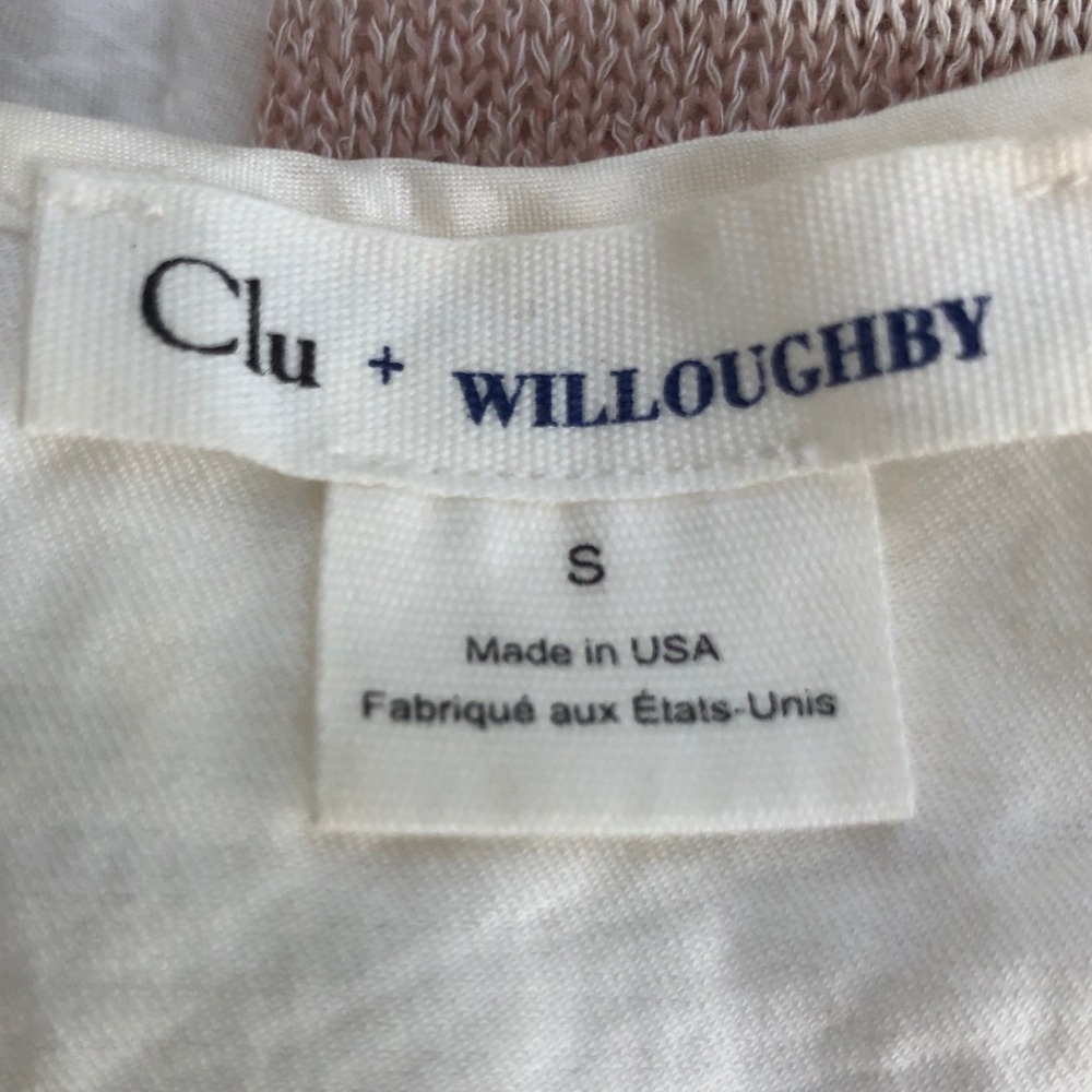 Anthropologie Beige Sweater with White Lace Detail - Picture 3 of 9